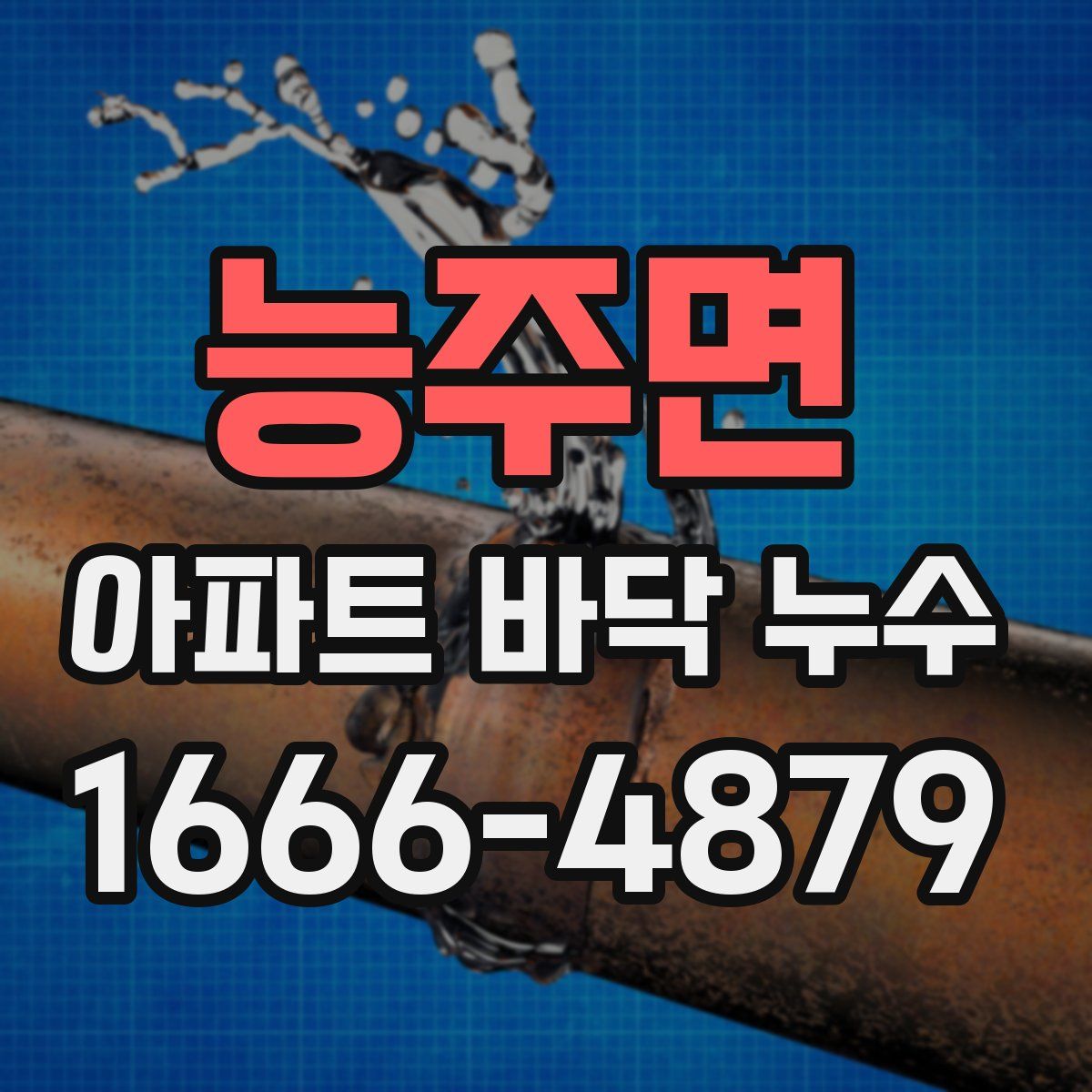 능주면 아파트 바닥 누수