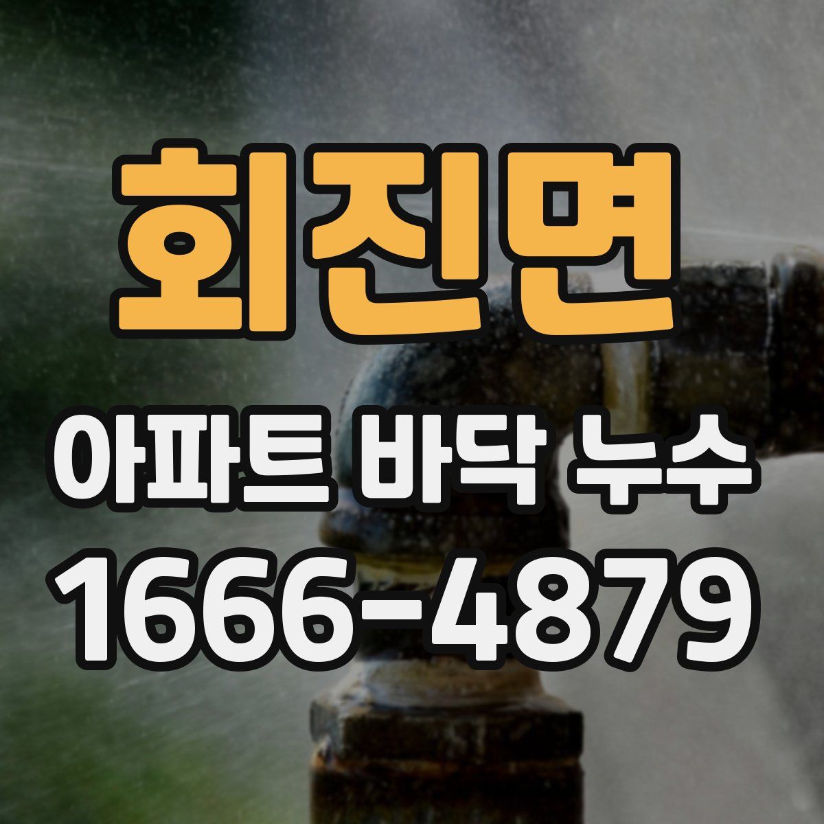 회진면 아파트 바닥 누수
