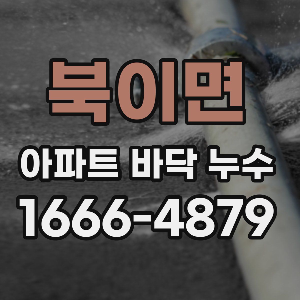 북이면 아파트 바닥 누수