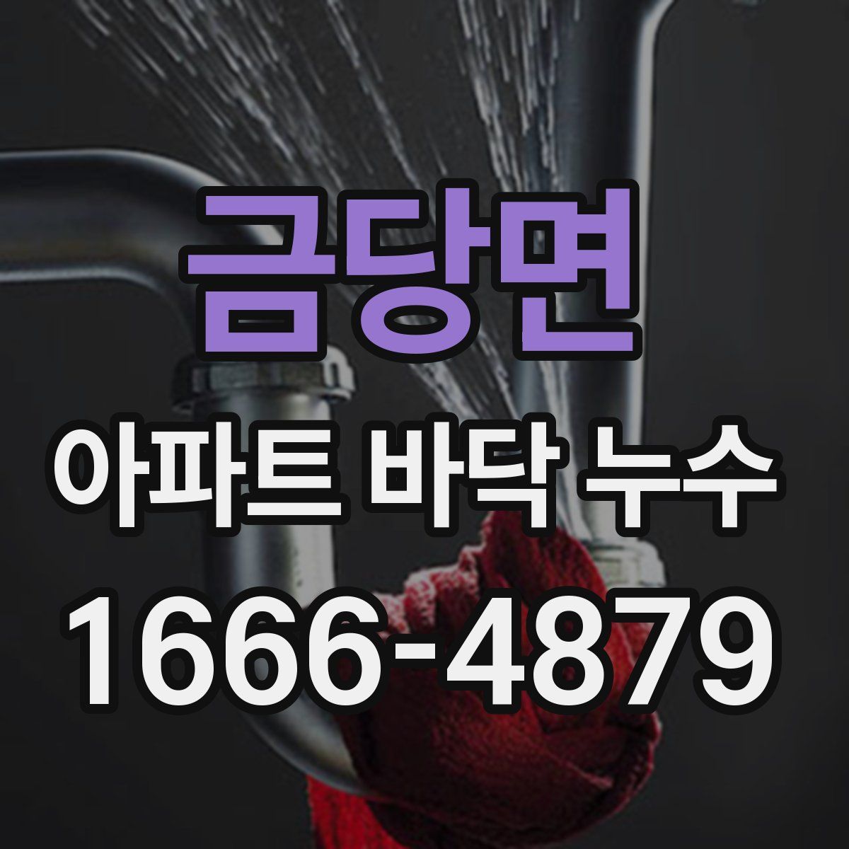 금당면 아파트 바닥 누수