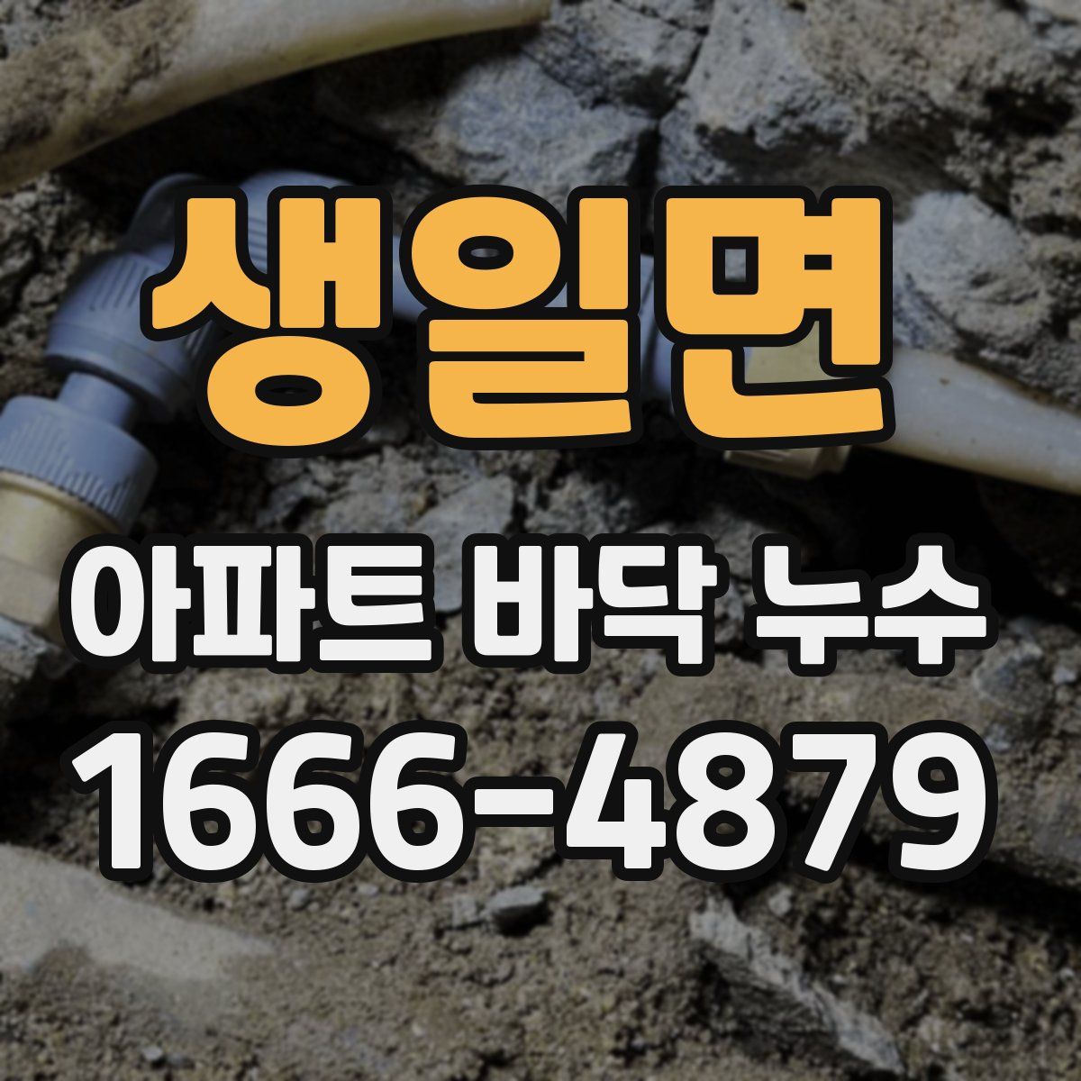 생일면 아파트 바닥 누수