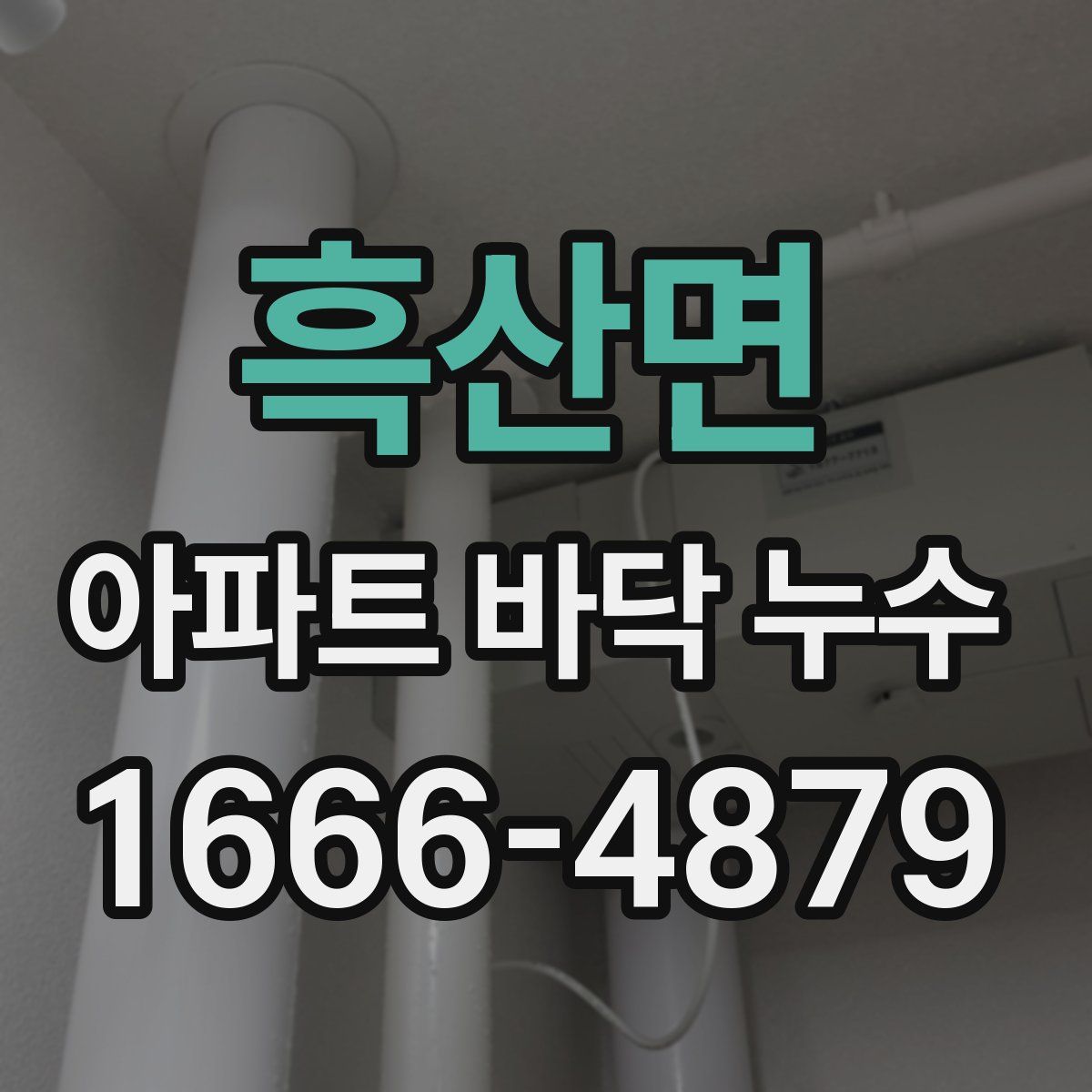 흑산면 아파트 바닥 누수