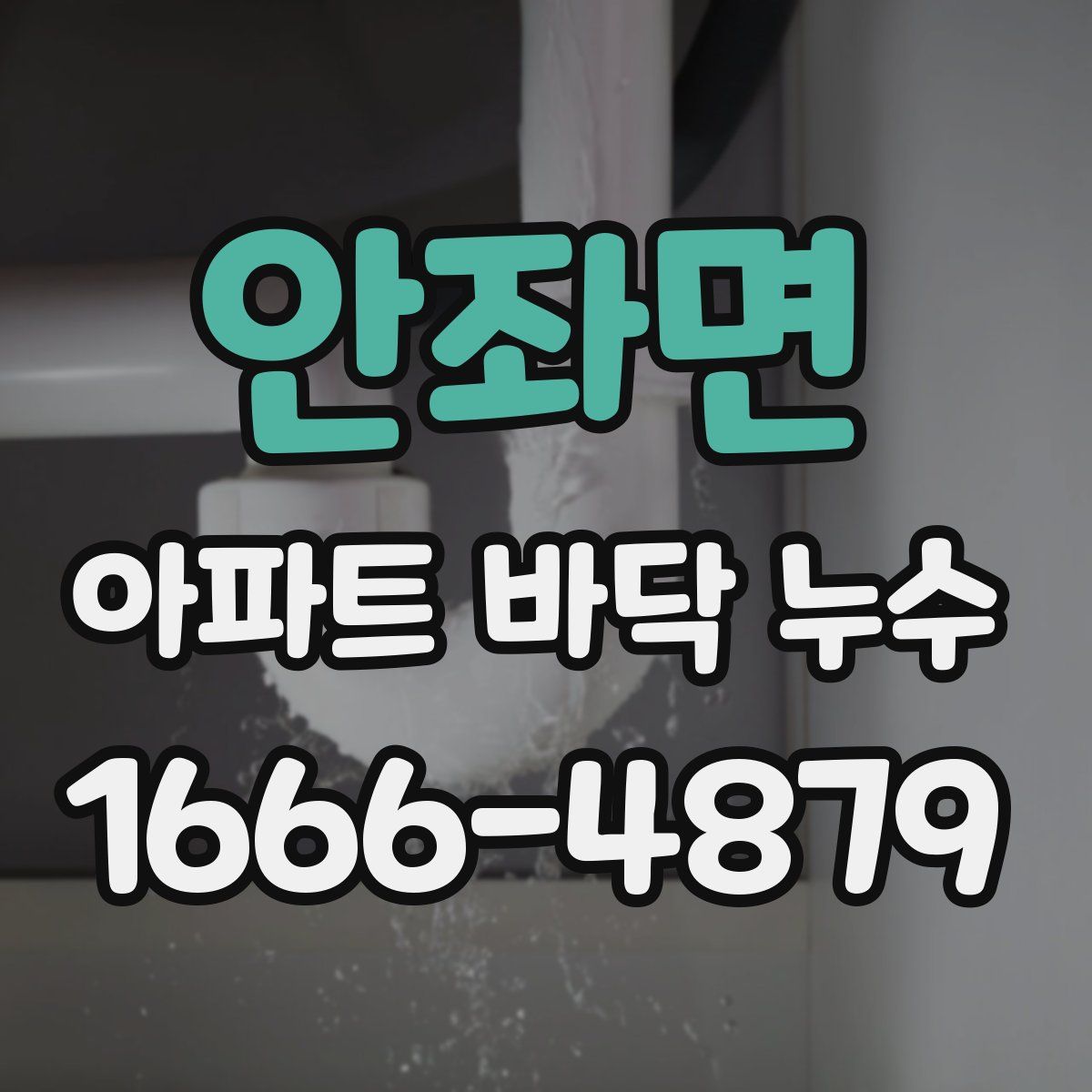 안좌면 아파트 바닥 누수