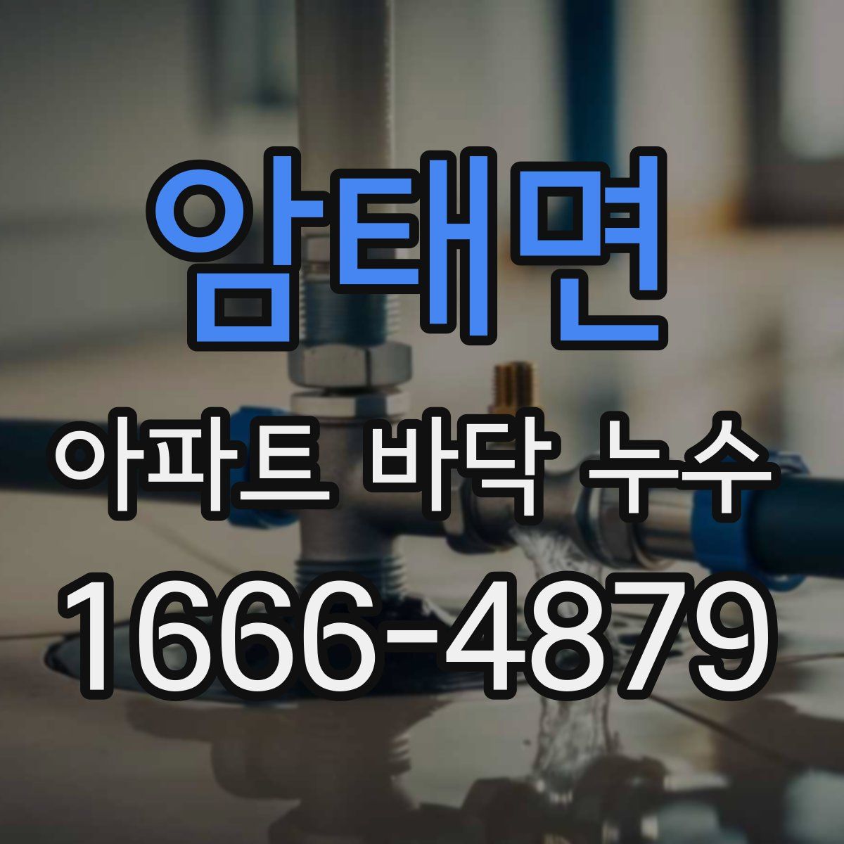 암태면 아파트 바닥 누수