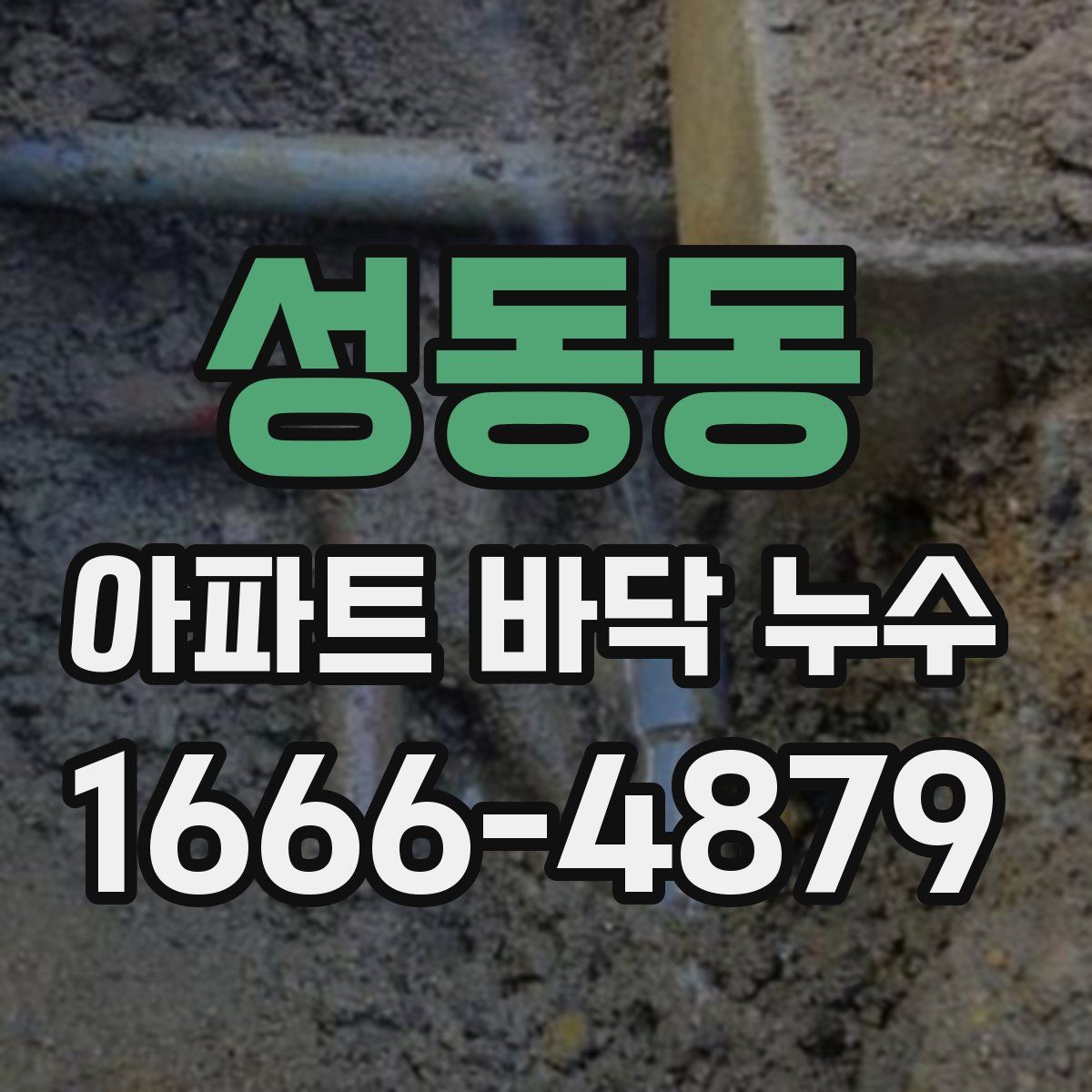 성동동 아파트 바닥 누수