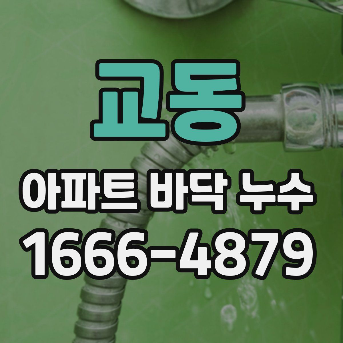 교동 아파트 바닥 누수