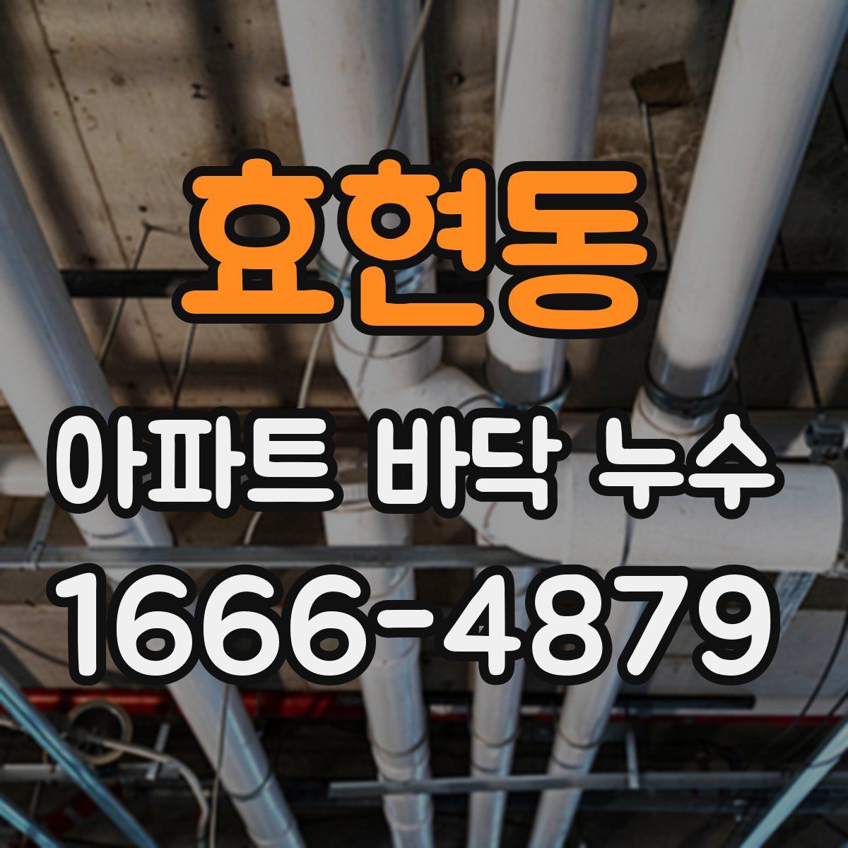 효현동 아파트 바닥 누수