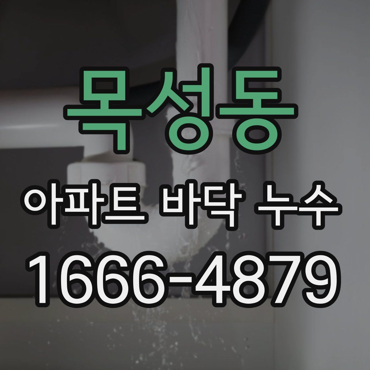 목성동 아파트 바닥 누수
