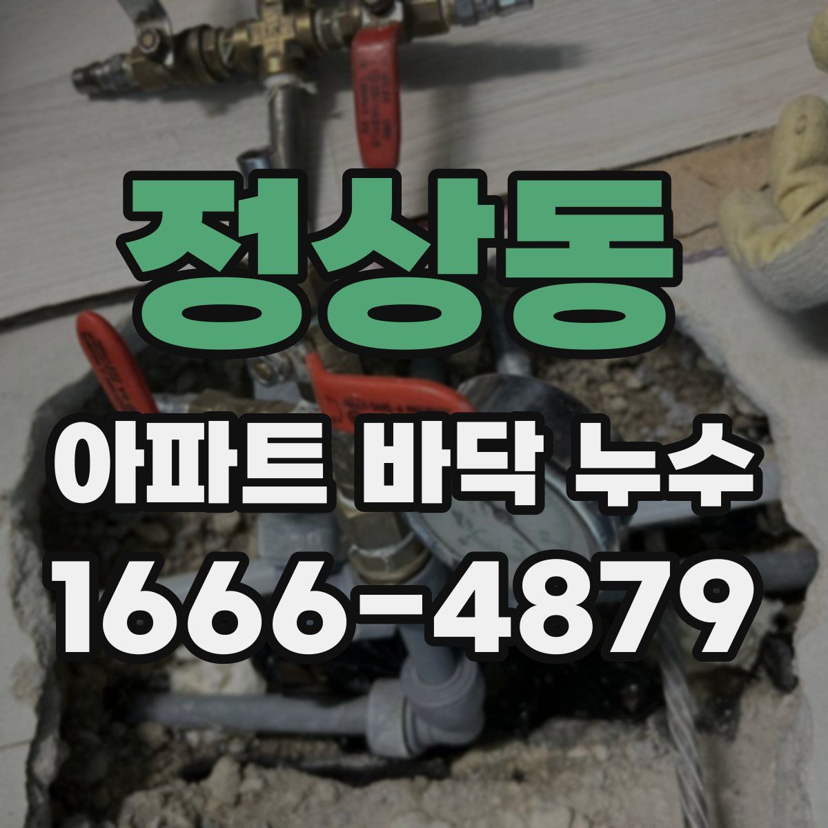정상동 아파트 바닥 누수
