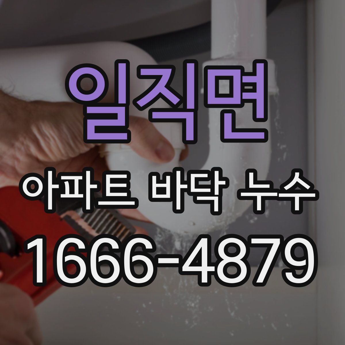 일직면 아파트 바닥 누수