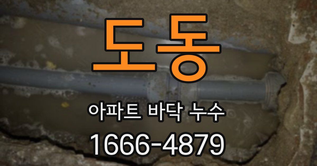 도동 아파트 바닥 누수