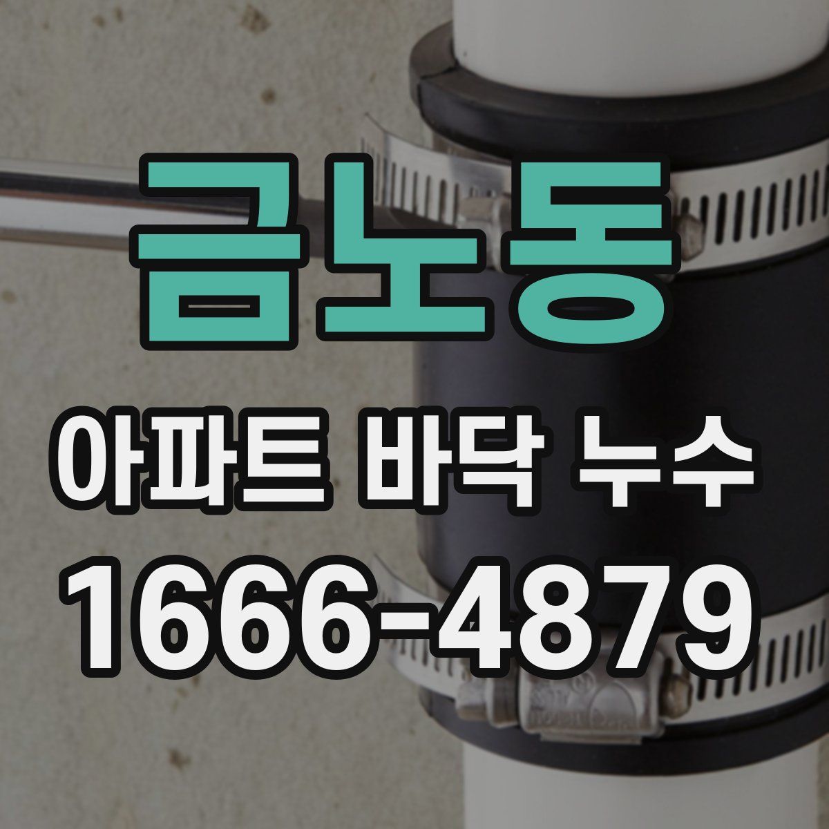 금노동 아파트 바닥 누수