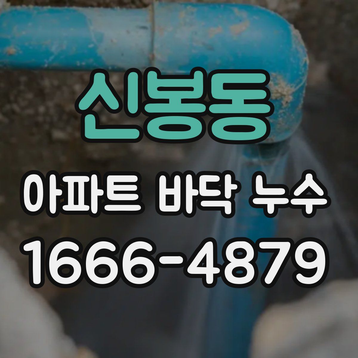 신봉동 아파트 바닥 누수
