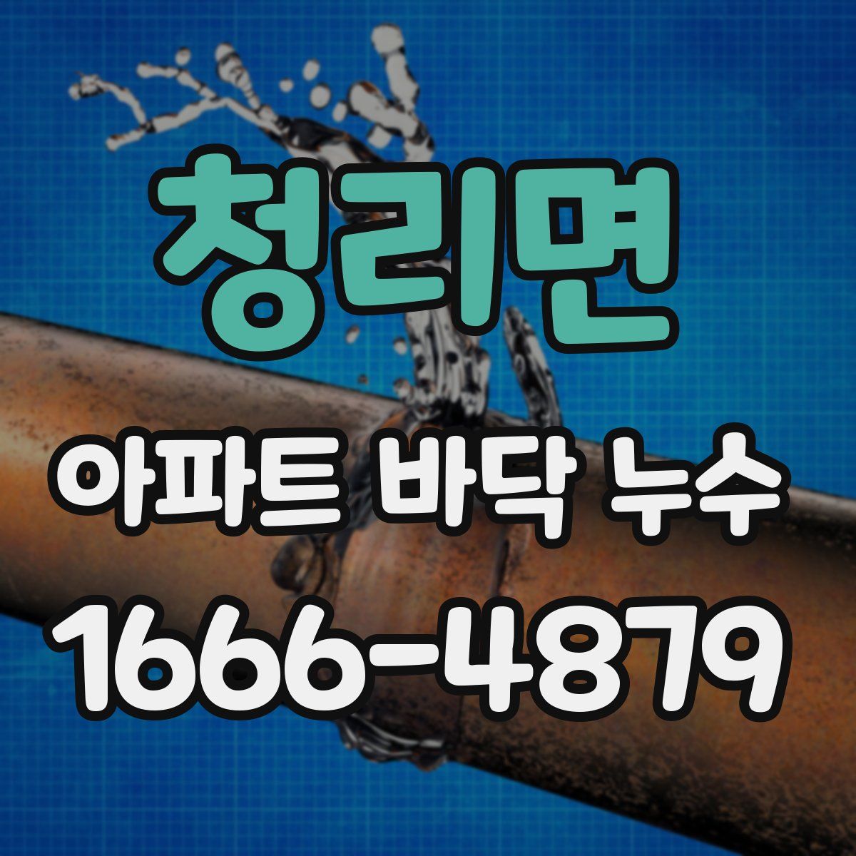 청리면 아파트 바닥 누수