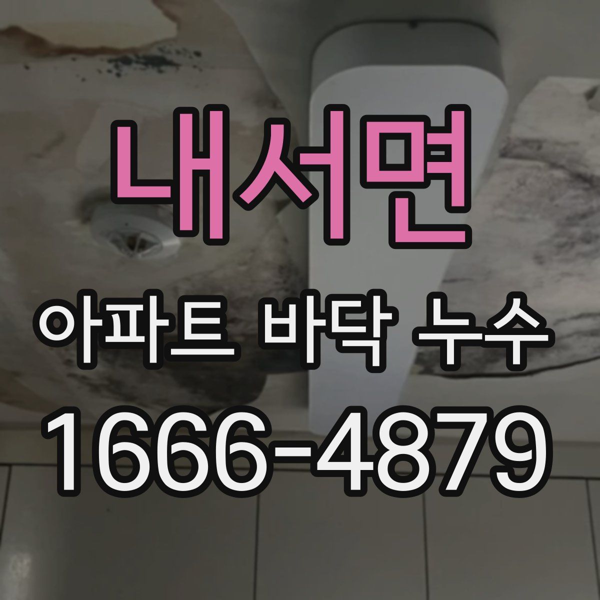 내서면 아파트 바닥 누수
