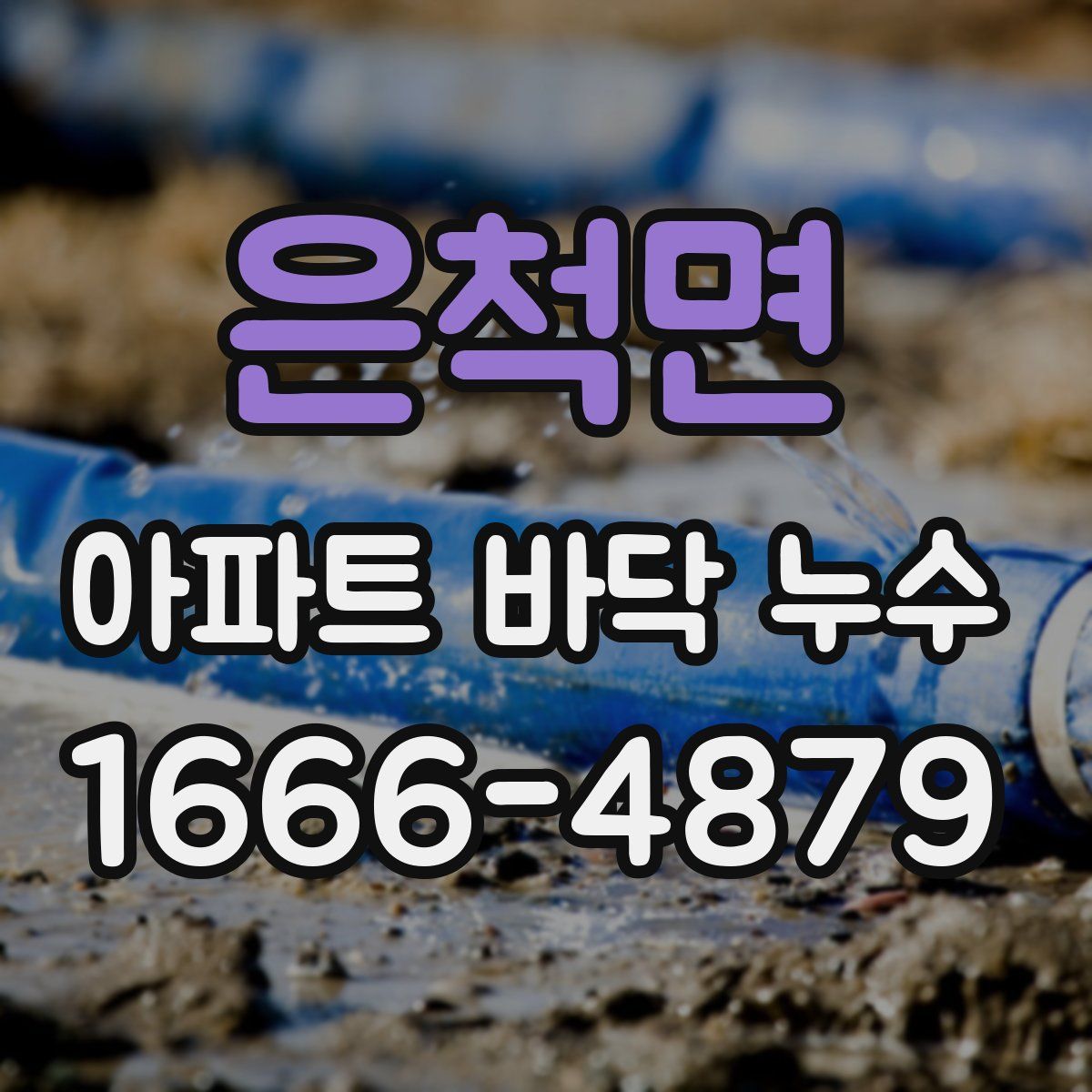 은척면 아파트 바닥 누수