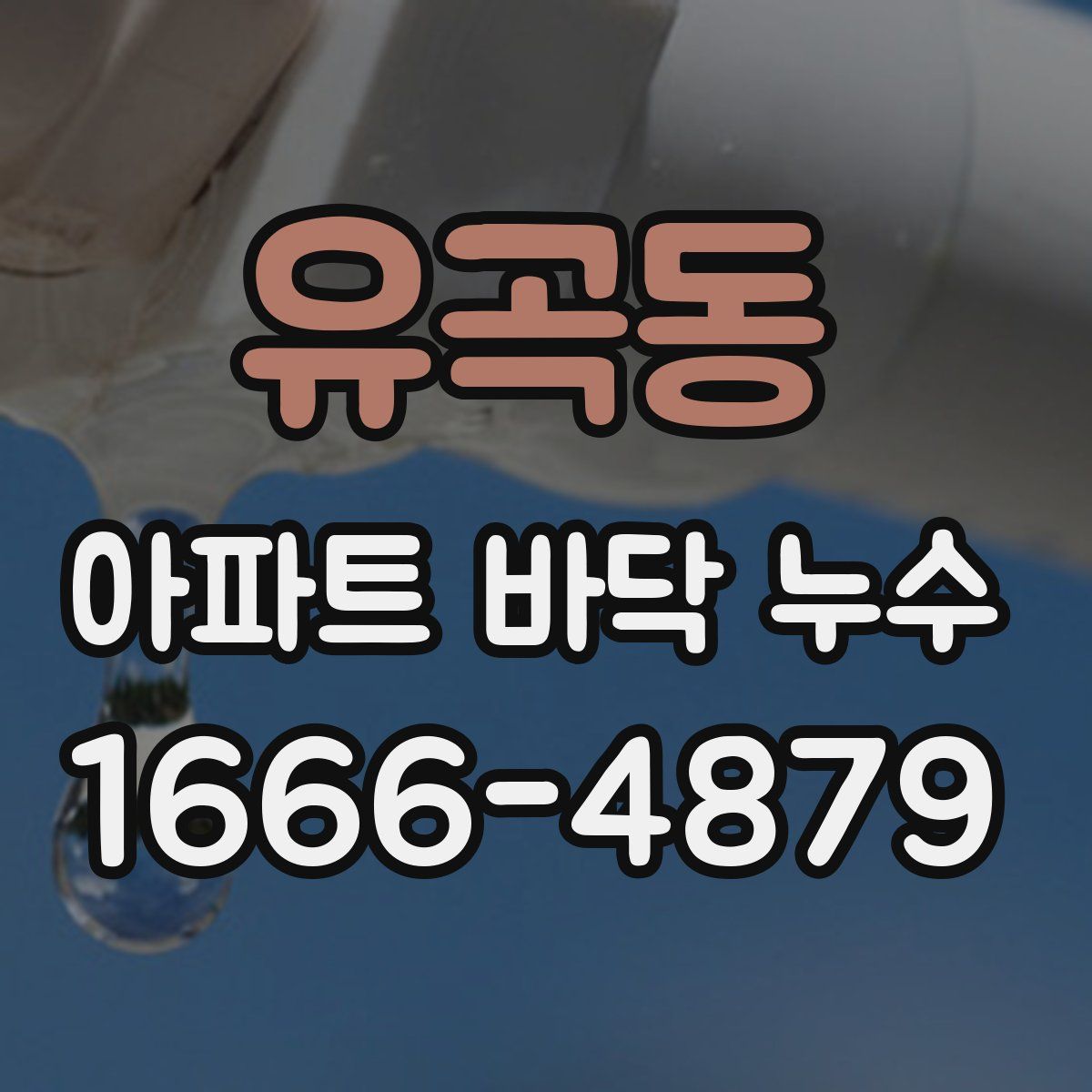 유곡동 아파트 바닥 누수