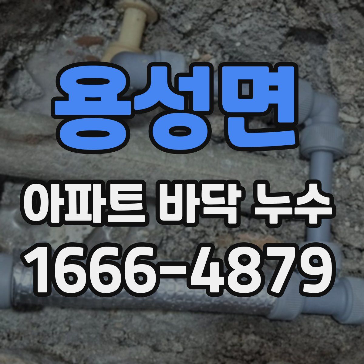용성면 아파트 바닥 누수