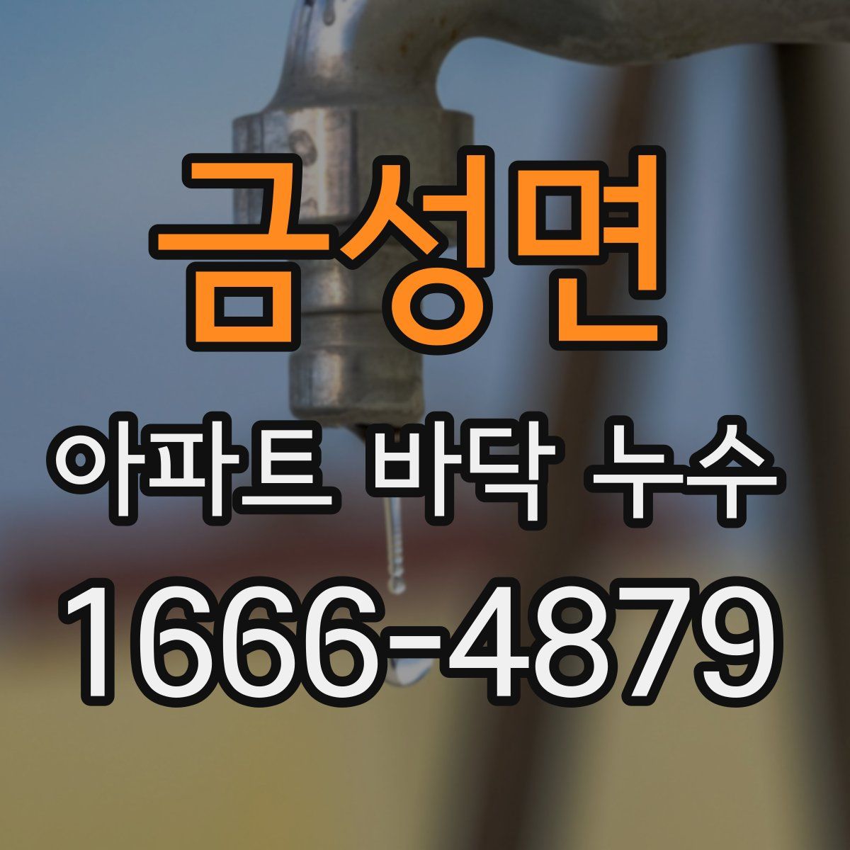 금성면 아파트 바닥 누수