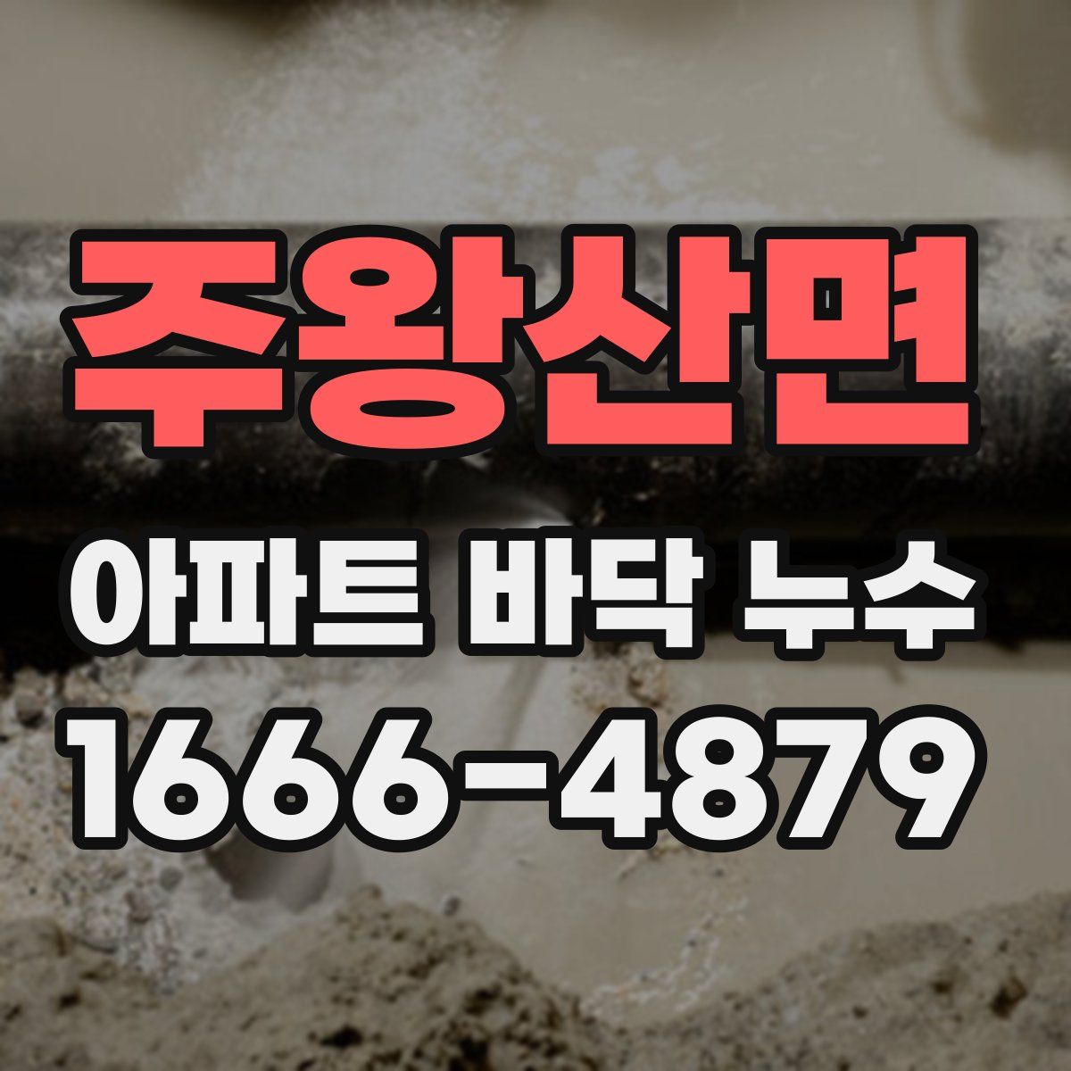 주왕산면 아파트 바닥 누수