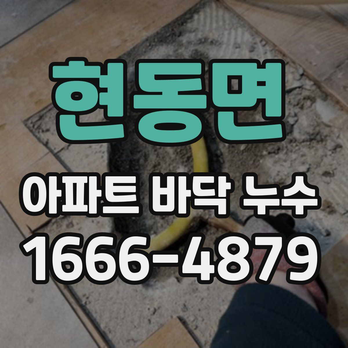 현동면 아파트 바닥 누수