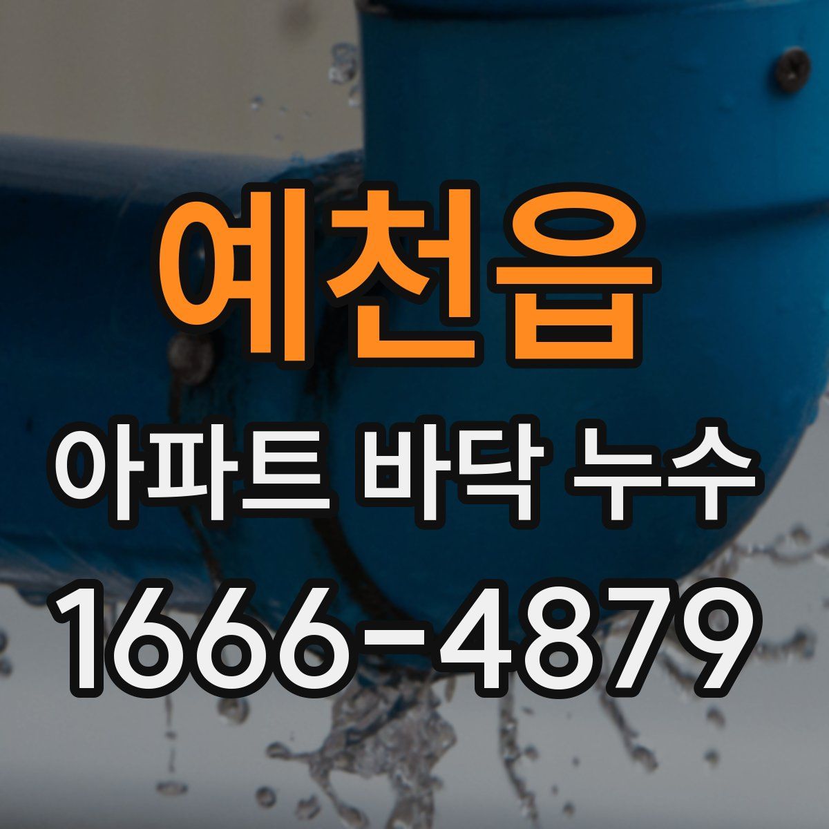 예천읍 아파트 바닥 누수