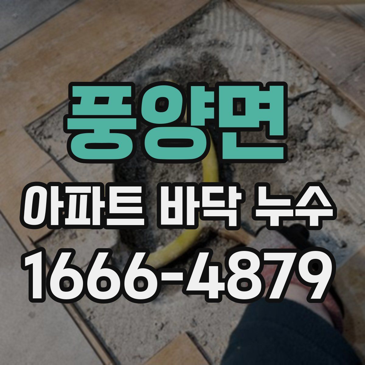 풍양면 아파트 바닥 누수