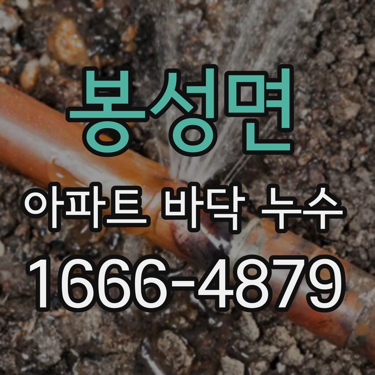 봉성면 아파트 바닥 누수