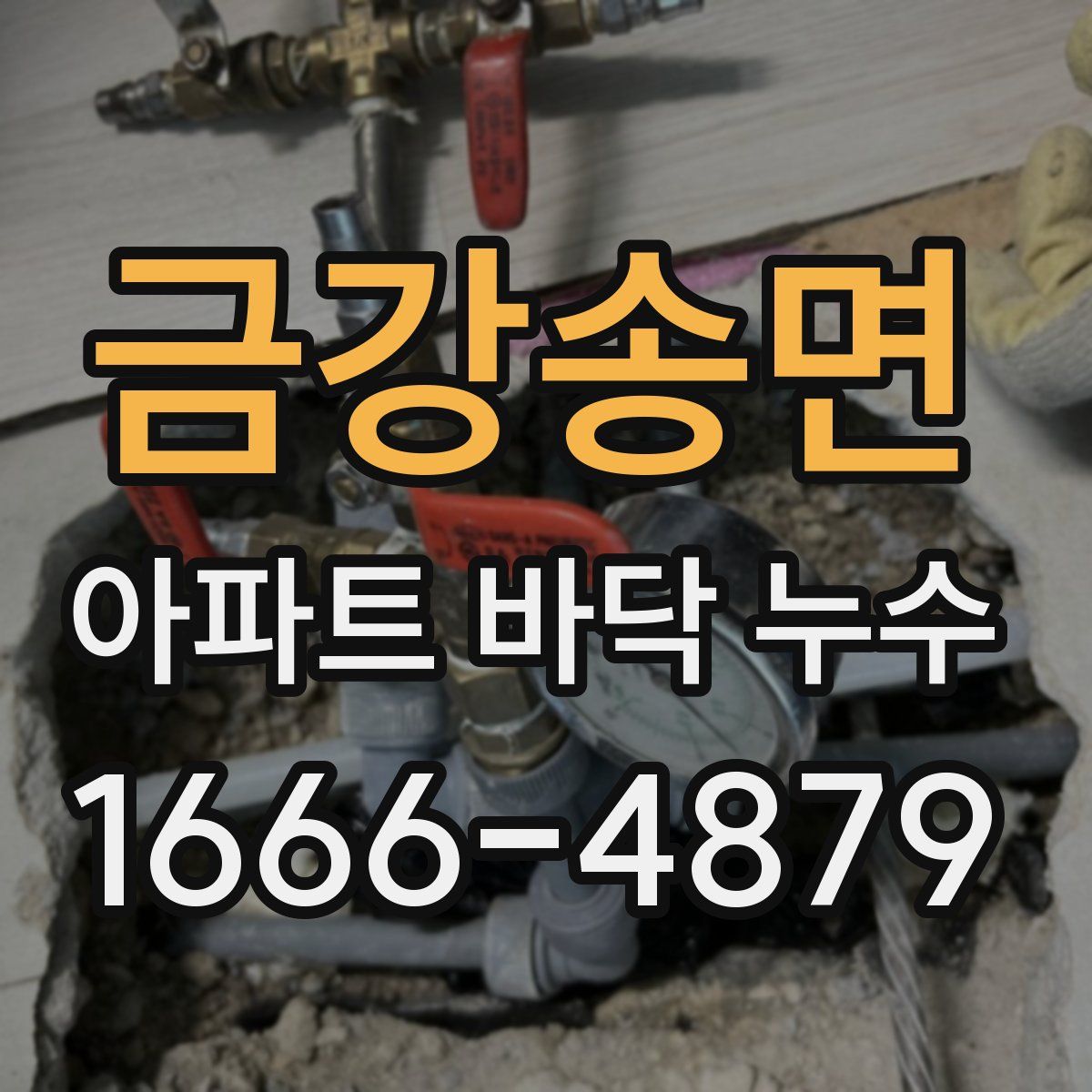 금강송면 아파트 바닥 누수