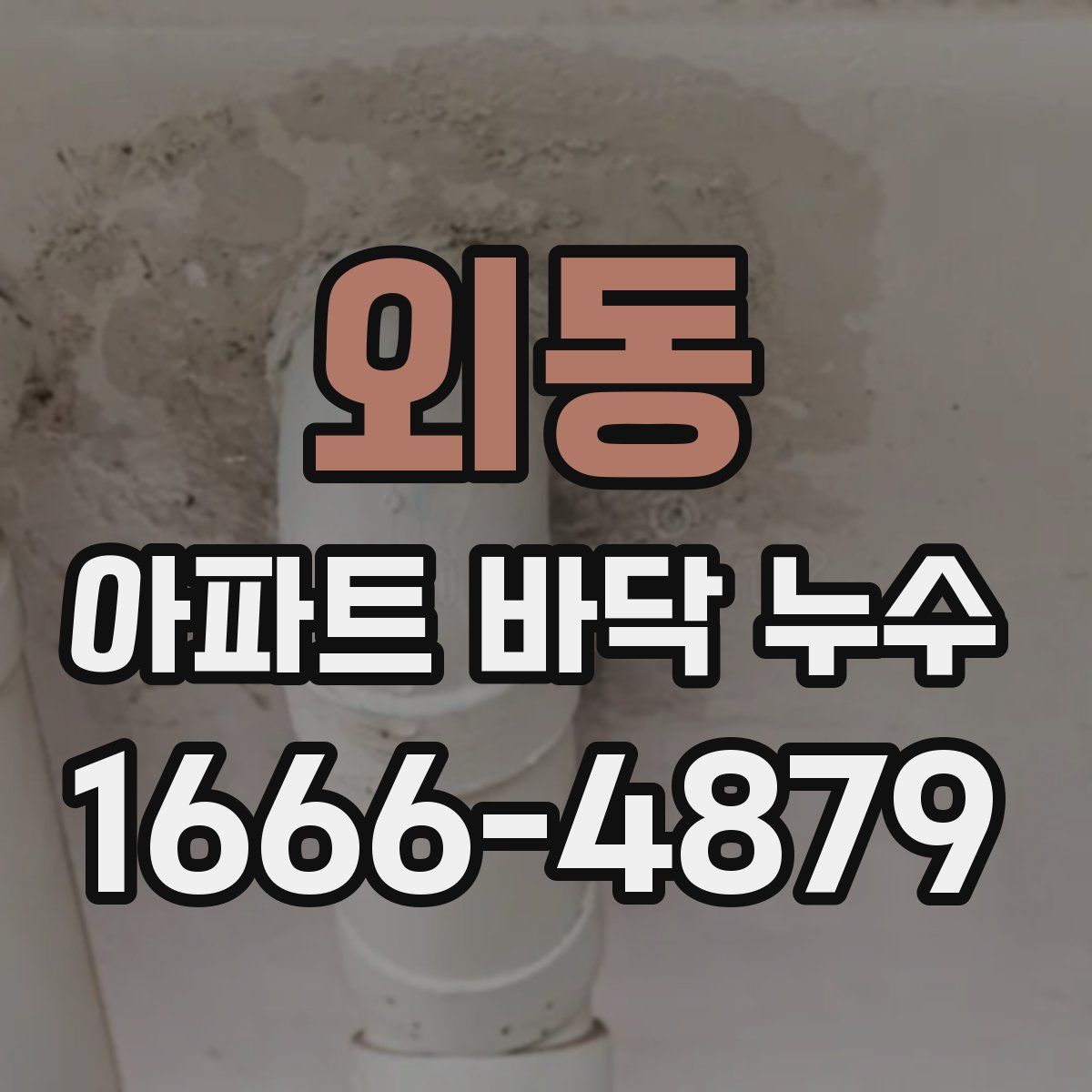 외동 아파트 바닥 누수