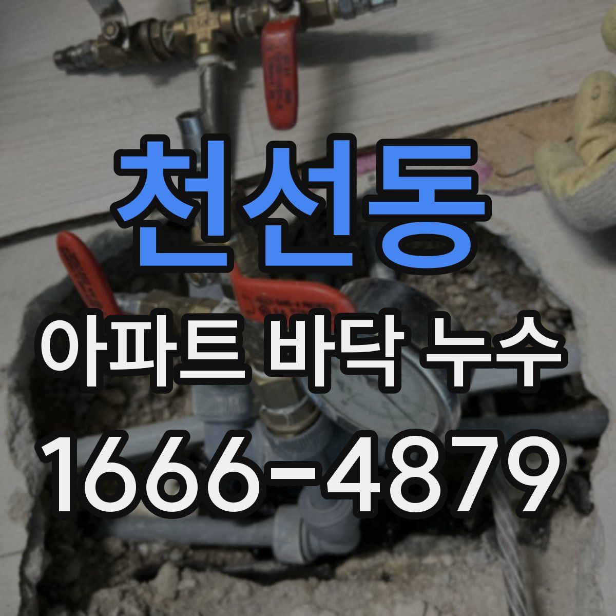 천선동 아파트 바닥 누수