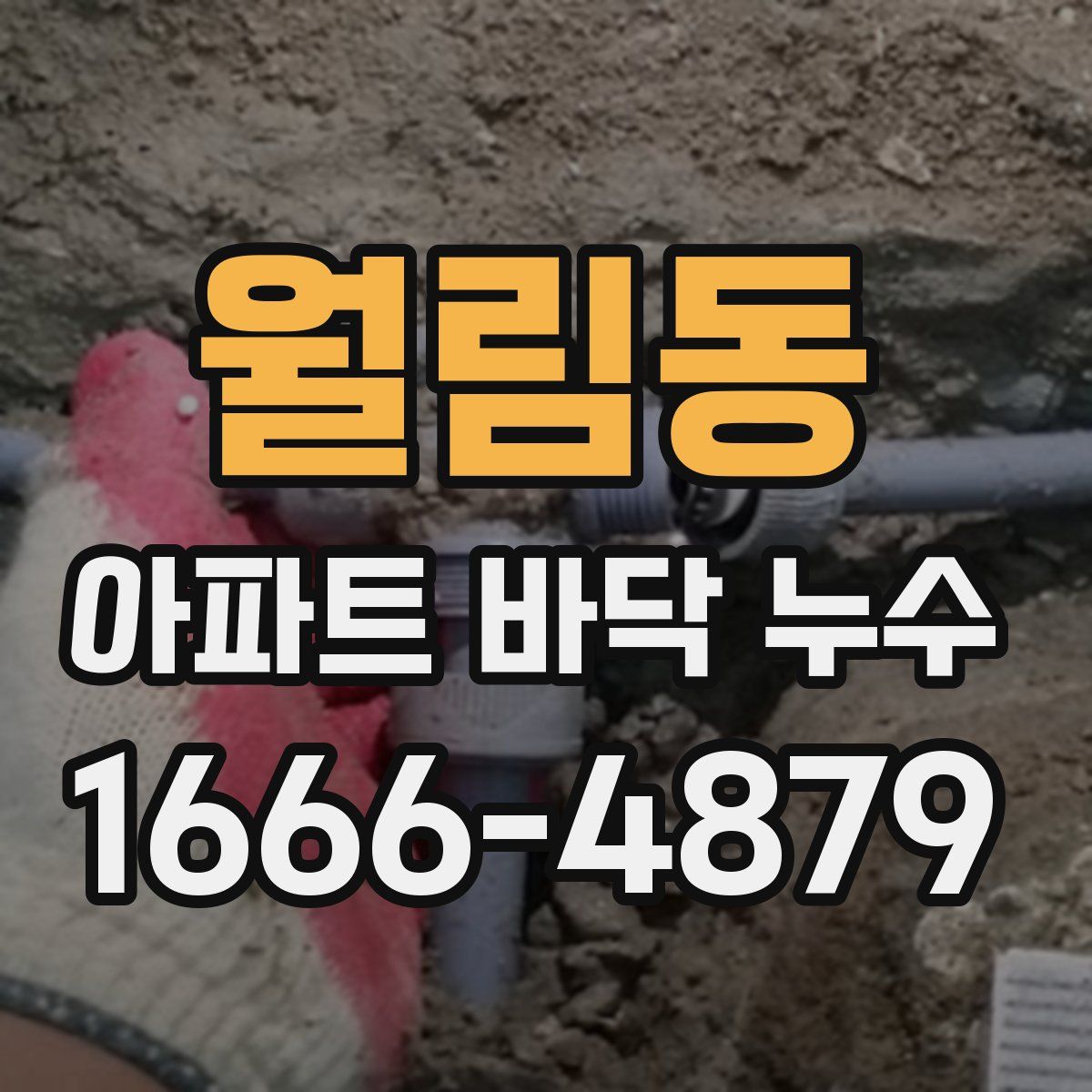 월림동 아파트 바닥 누수