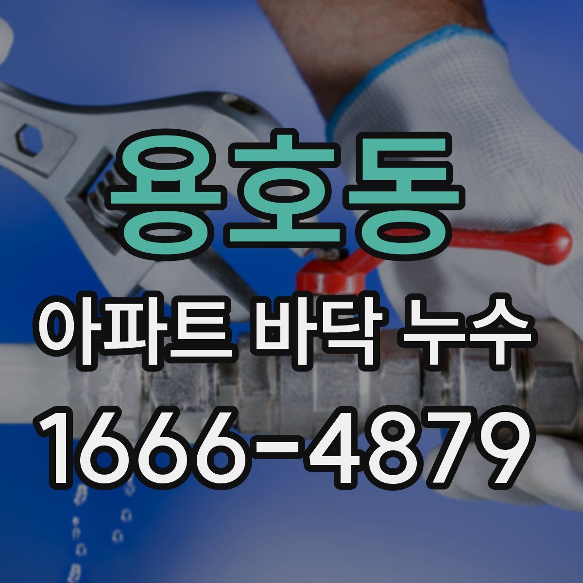 용호동 아파트 바닥 누수