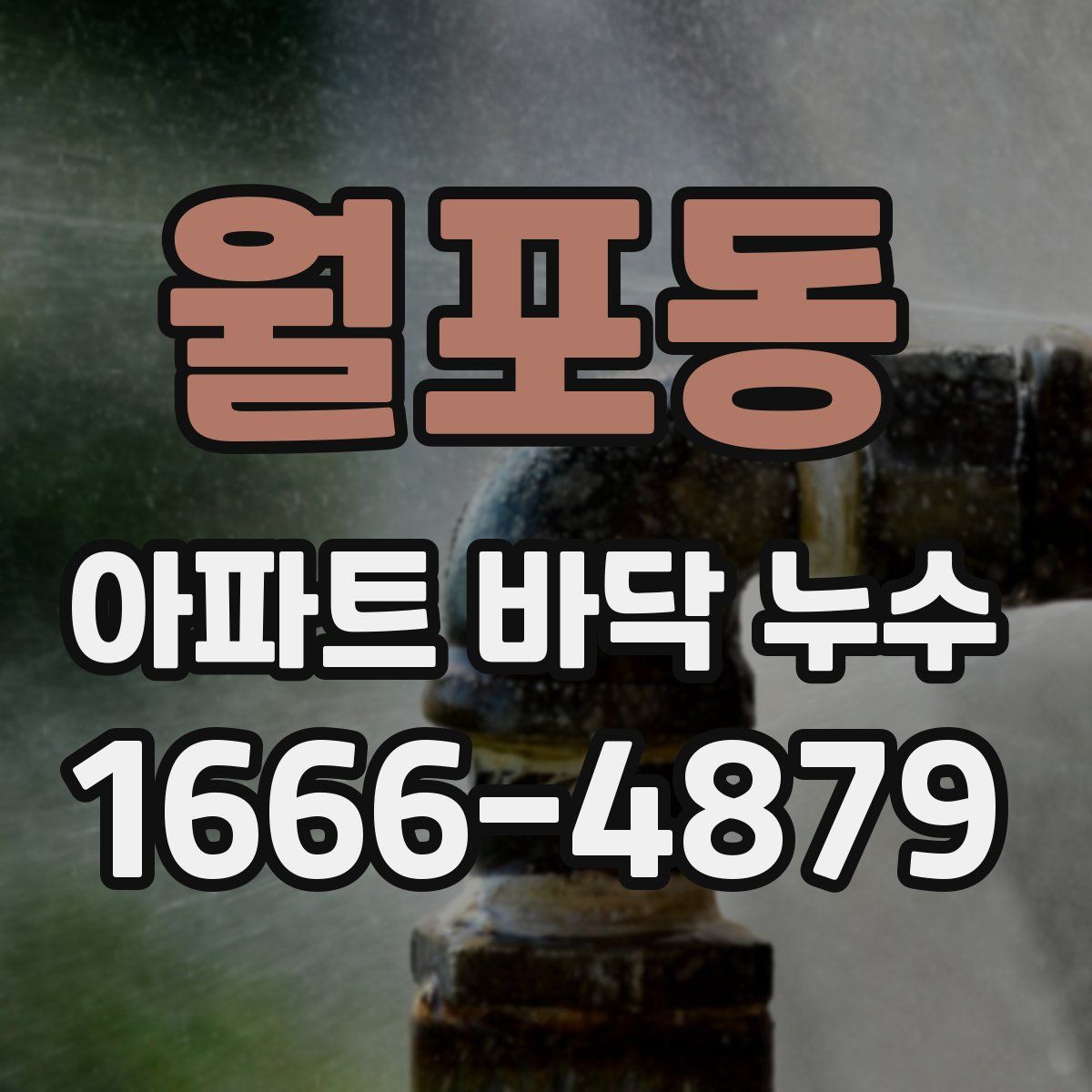월포동 아파트 바닥 누수