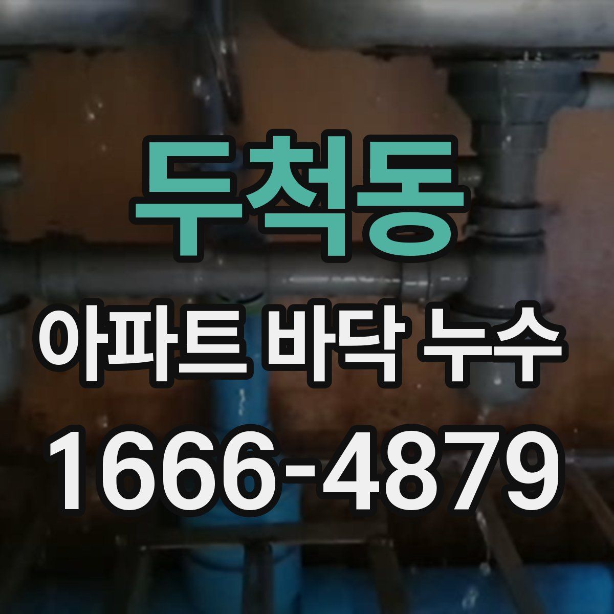 두척동 아파트 바닥 누수