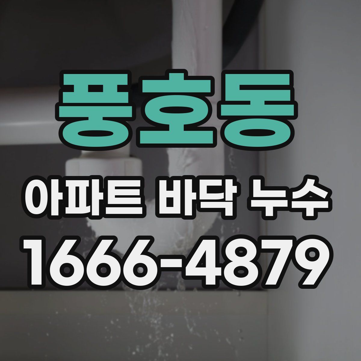 풍호동 아파트 바닥 누수