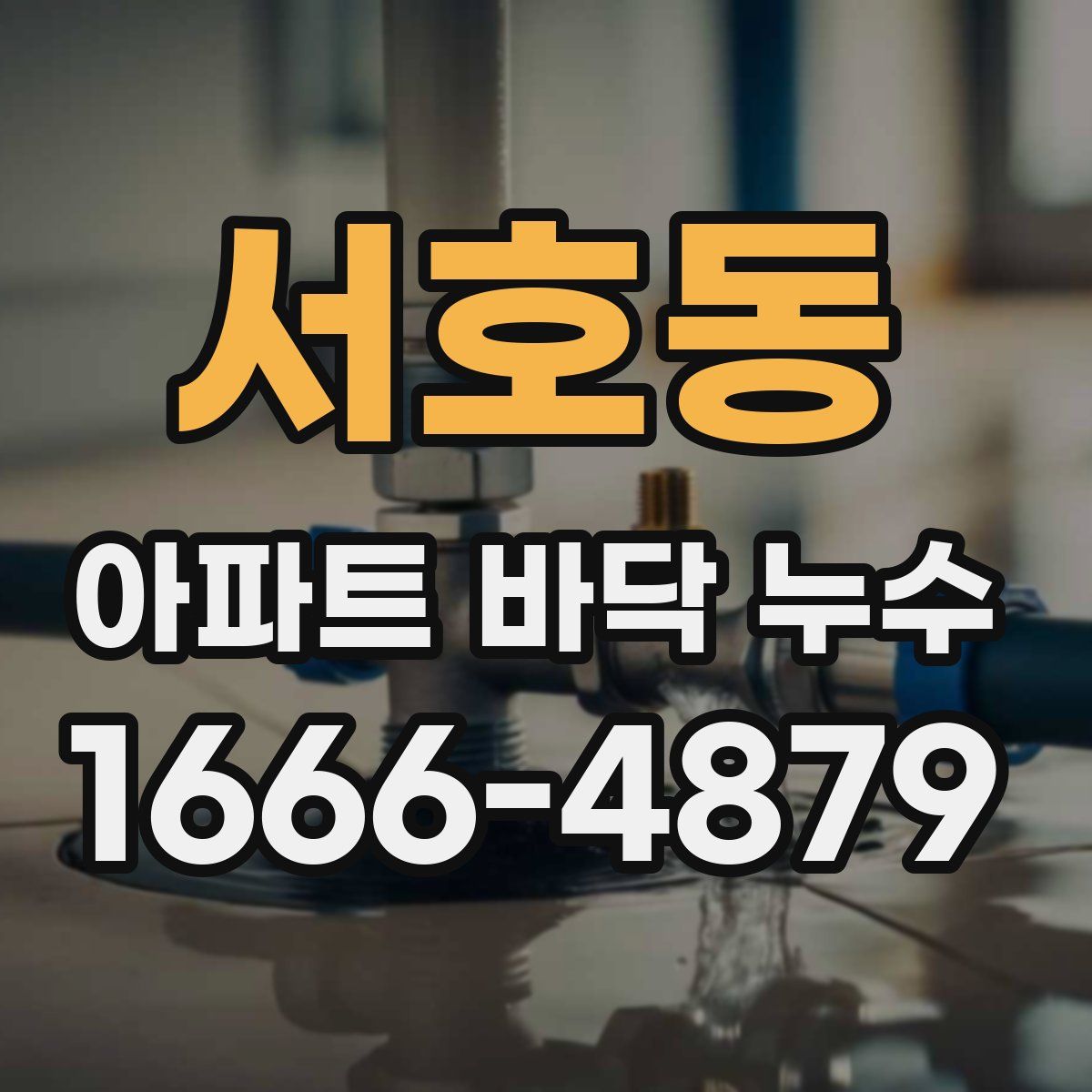 서호동 아파트 바닥 누수