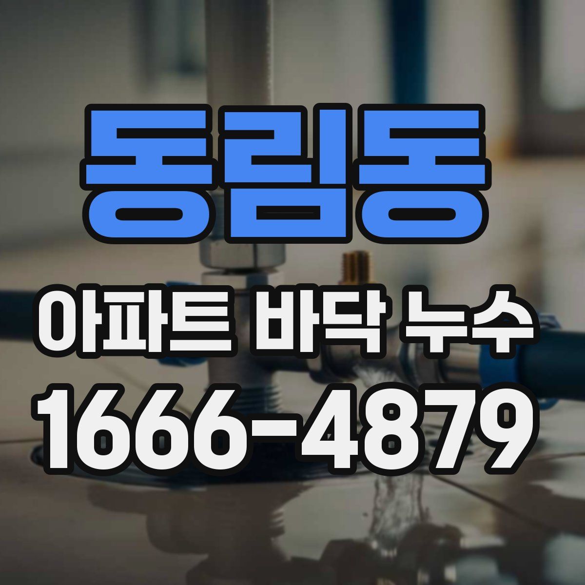 동림동 아파트 바닥 누수