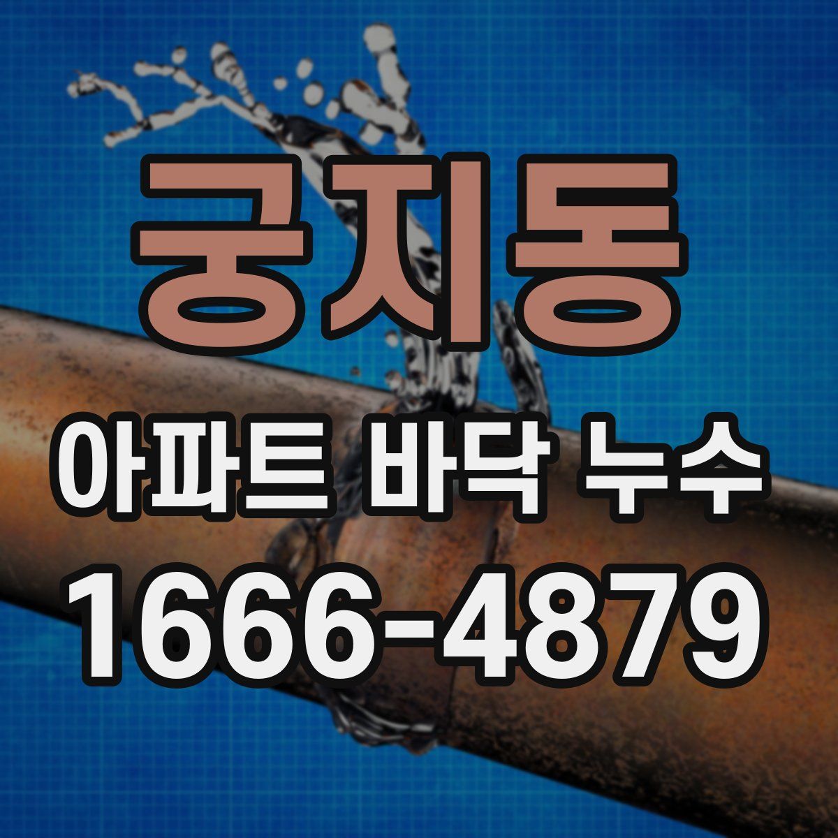 궁지동 아파트 바닥 누수