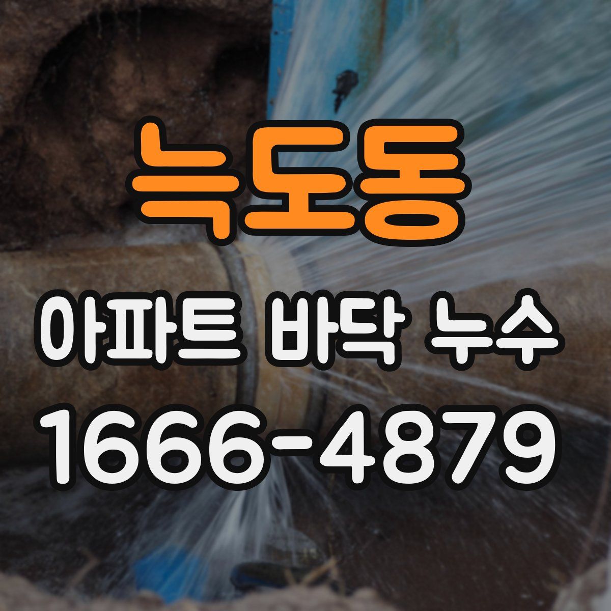 늑도동 아파트 바닥 누수