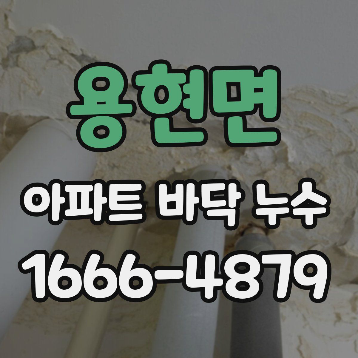 용현면 아파트 바닥 누수
