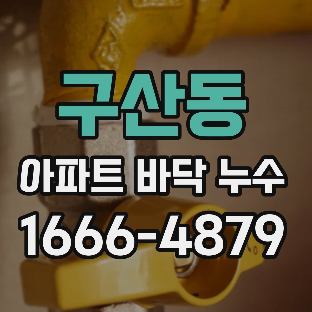 구산동 아파트 바닥 누수