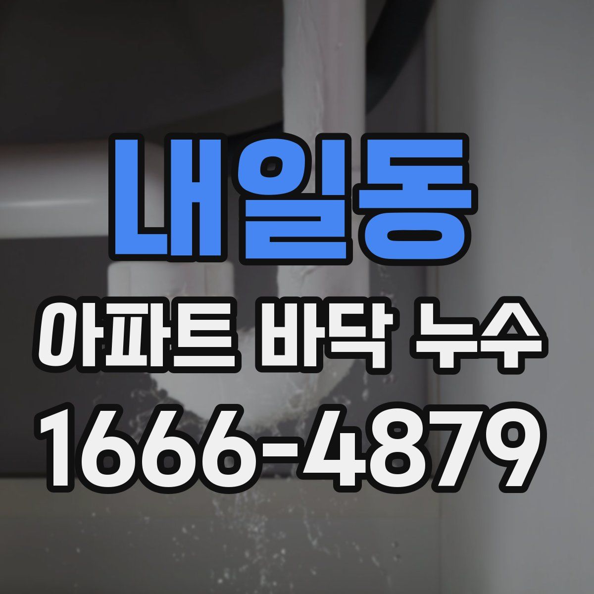 내일동 아파트 바닥 누수