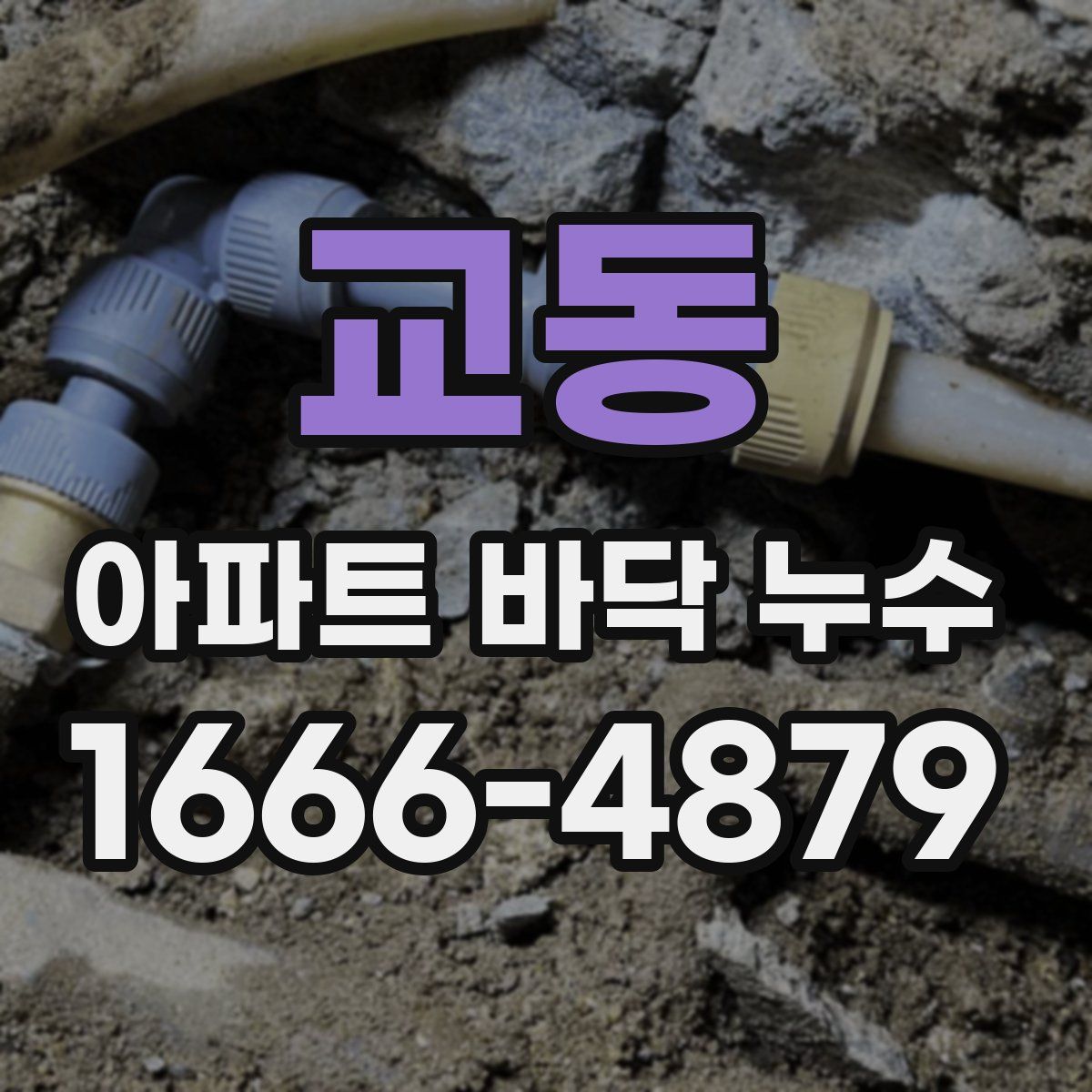 교동 아파트 바닥 누수