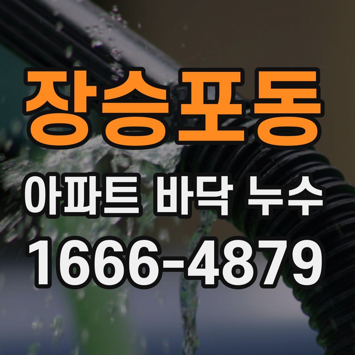 장승포동 아파트 바닥 누수