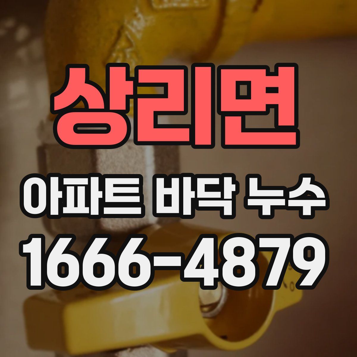 상리면 아파트 바닥 누수