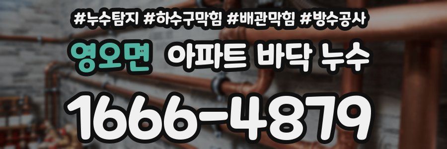 영오면 아파트 바닥 누수