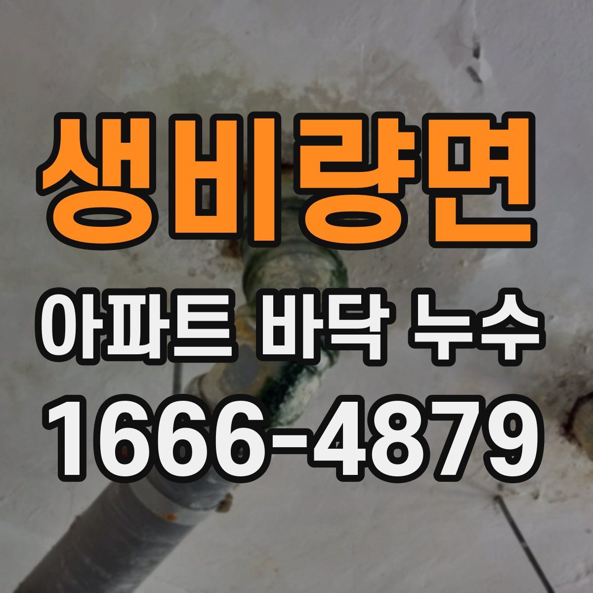 생비량면 아파트 바닥 누수