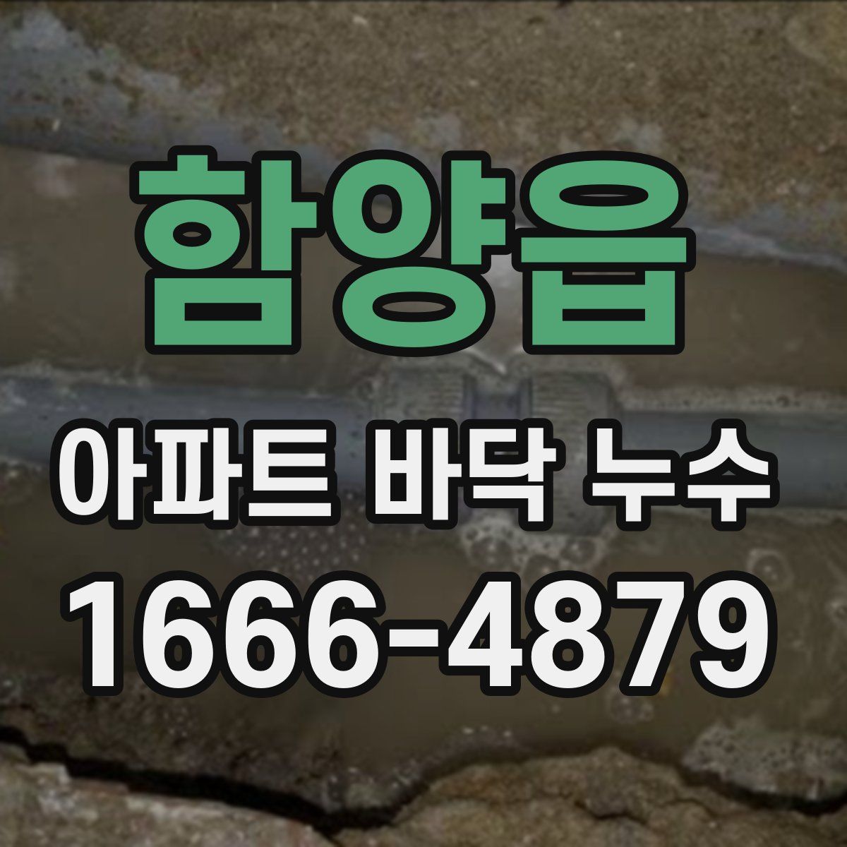 함양읍 아파트 바닥 누수