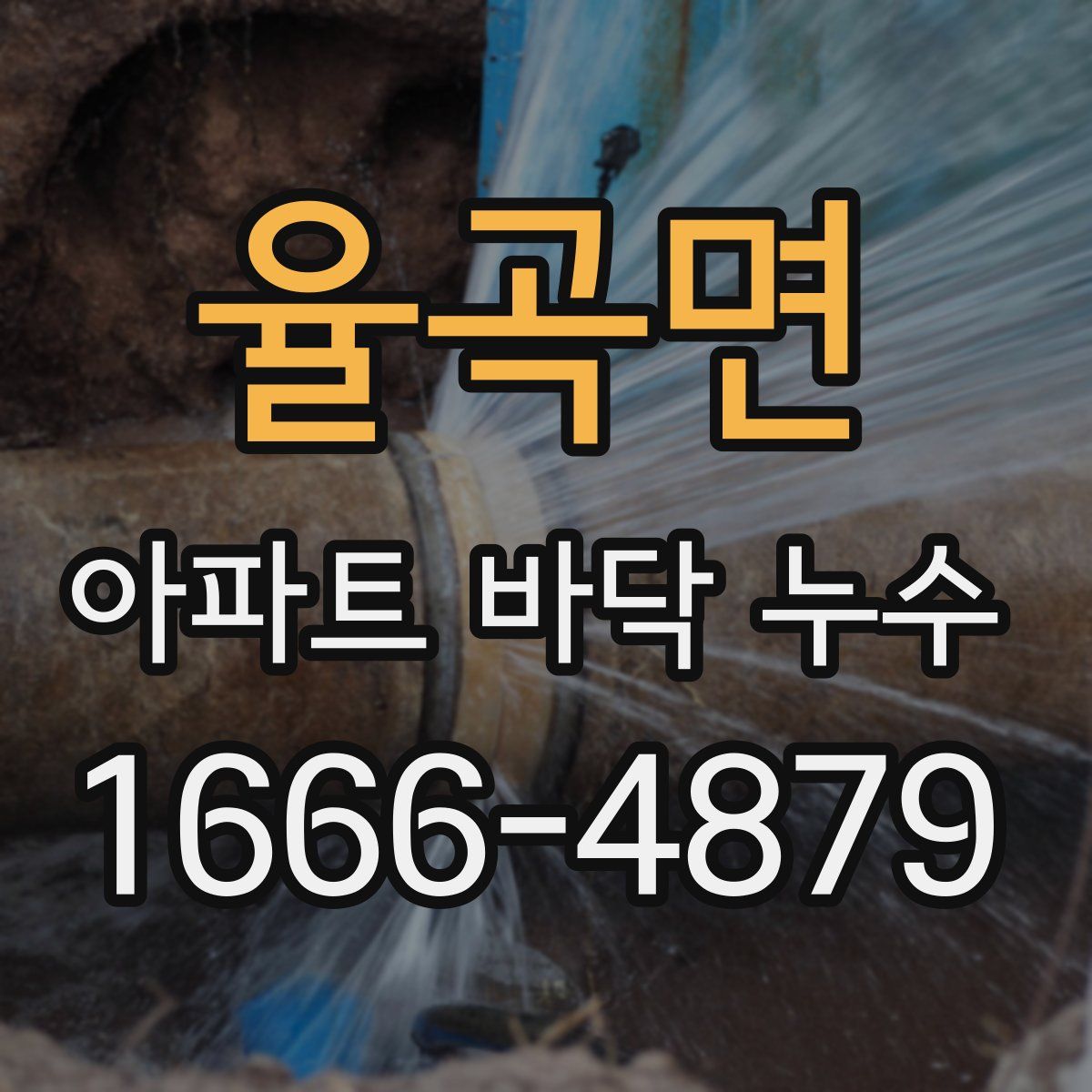 율곡면 아파트 바닥 누수